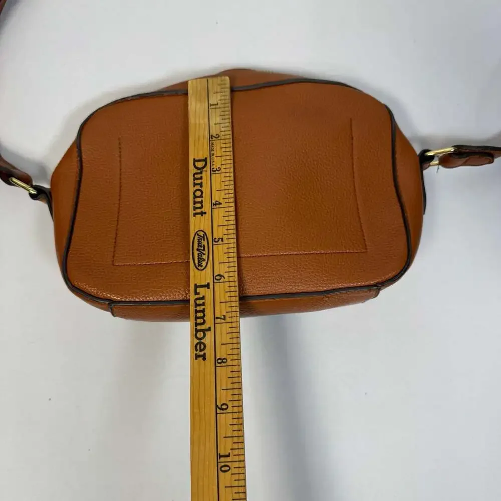 Katie Loxton London Crossbody in Cognac Brown Vegan Leather - Picture 7 of 8